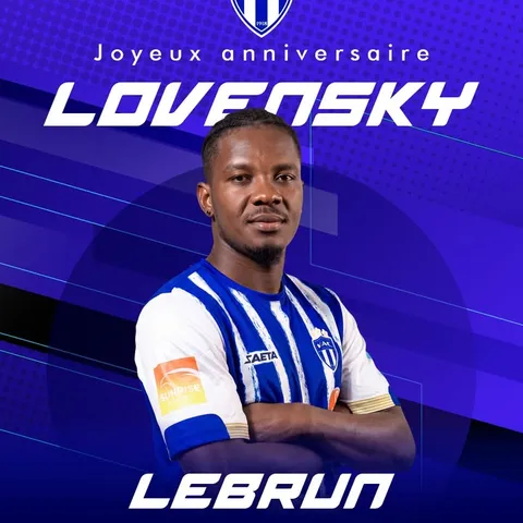 JOYEUX ANNIVERSAIRE LOVENSKY ! 🎂 Notre attaquant Lovensky L