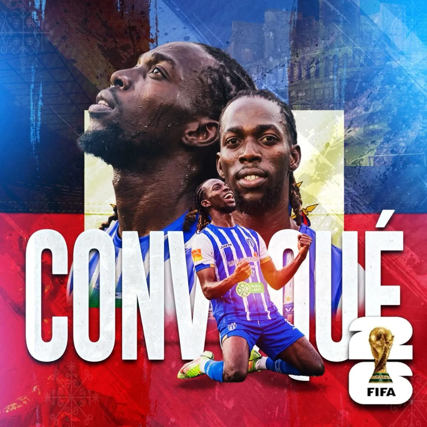 Woodensky Pierre, visuel de convocation pour la Coupe du monde 2026